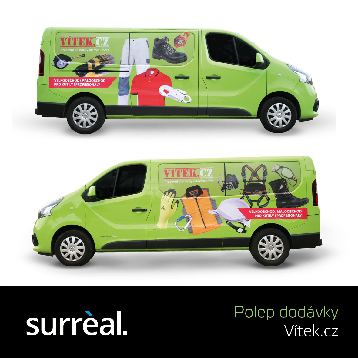 Polepy na míru značkám